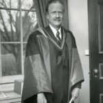 St. Mike's prof Marshall McLuhan in full academic regalia in an archival photo from 1977
